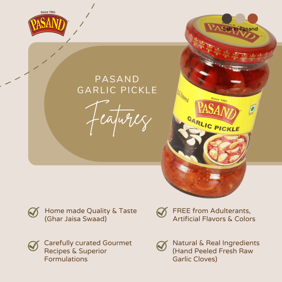 Garlic Pickle, Lehsun Aachaar